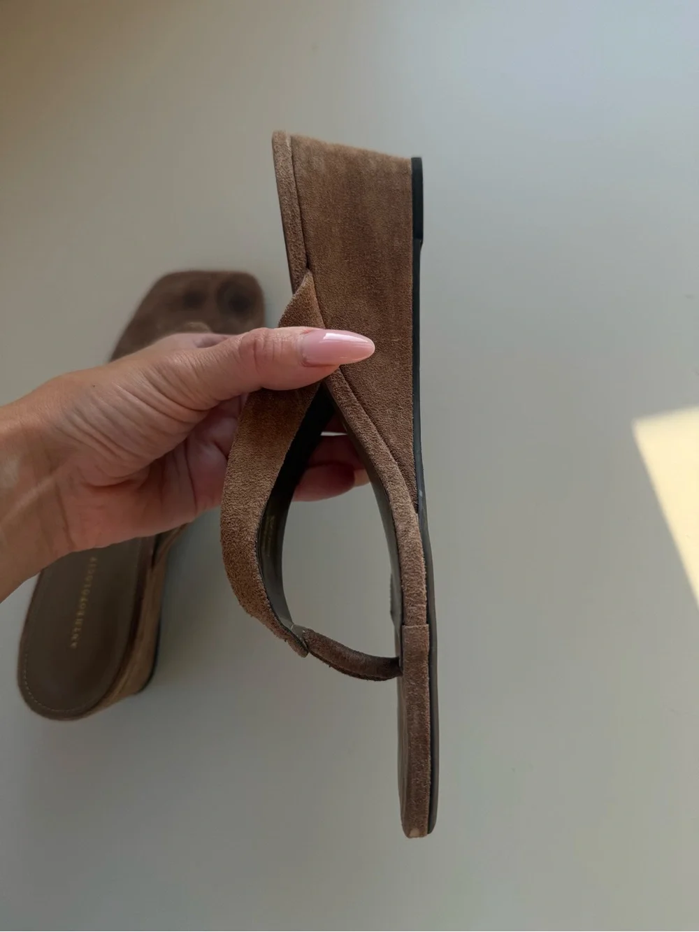 Anthropologie comfortable suede